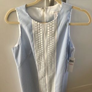 Seersucker dress size 6    Never been worn